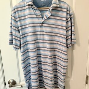Striped Blue Polo Shirt